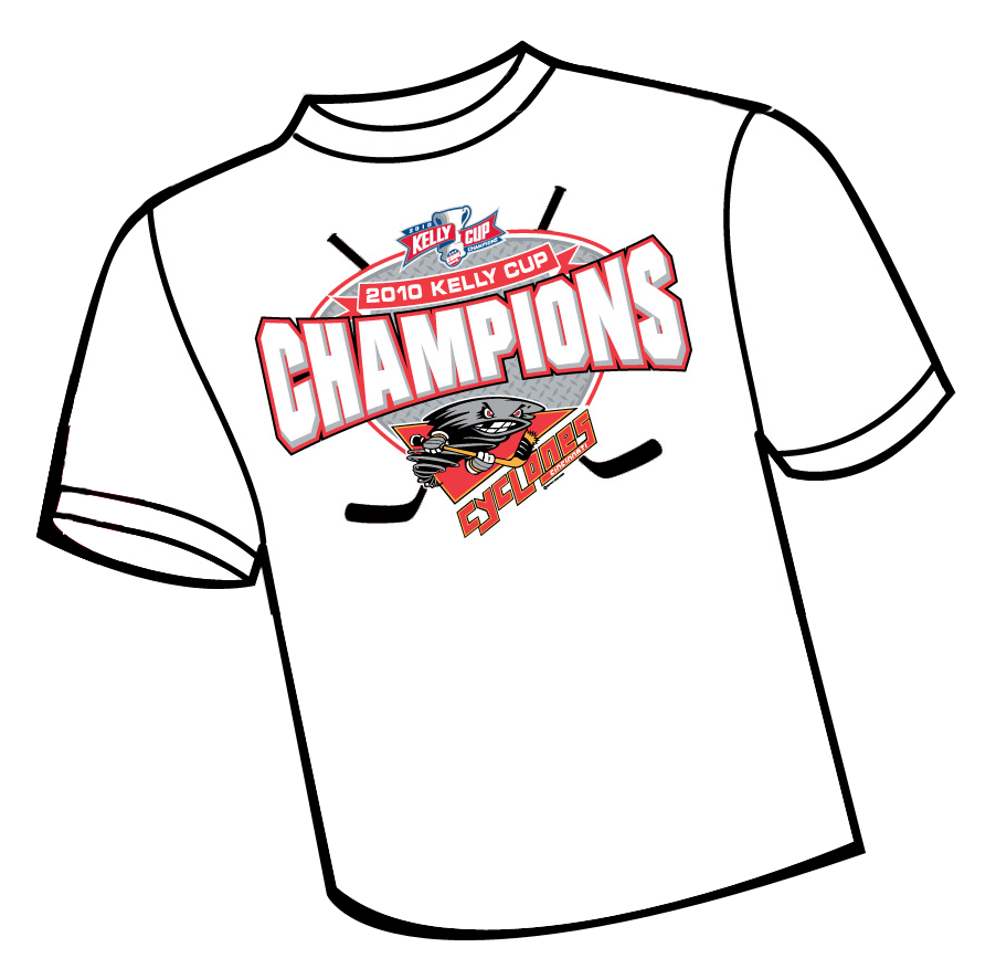 2010 White Kelly Cup Champion TShirt